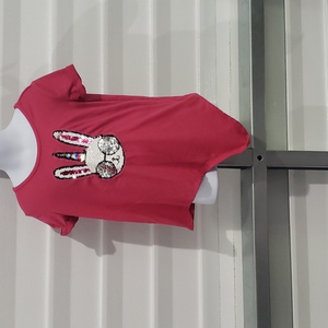 Girls unicorn shirt‎ with sequins